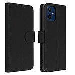 Avizar Étui Apple iPhone 12 / 12 Pro Protection avec Porte-carte Fonction Support noir