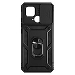 Avizar Coque Pour Xiaomi Redmi 10C avec Cache caméra et Bague Support Vidéo  noir