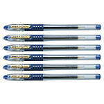 PILOT Stylo bille Gel G1 Grip pointe moyenne Bleu x 6