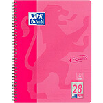 OXFORD Cahier Touch, A4+, quadrillé, 160 pages, rose