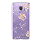 LaCoqueFrançaise Coque Samsung Galaxy S9 360 intégrale transparente Motif Fleurs Blanches Tendance