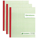 EXACOMPTA Manifold Livraisons 21x18 cm 50 Feuillets Tripli Autocopiants x 3