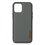 Dux Ducis Coque pour iPhone 12 Pro Max Rigide Dos Tissu Série Fino  Gris