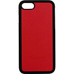 Façonnable Coque pour iPhone SE (2020)/8/7 Rigide Liseré Rouge / Noir