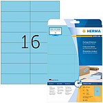 HERMA Etui 320 Etiquette universelle SPECIAL Amovible 105 x 37 mm, bleu