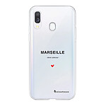 LaCoqueFrançaise Coque Samsung Galaxy A40 360 intégrale transparente Motif Marseille mon amour Tendance