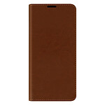 Avizar Etui folio Camel Cuir véritable pour Huawei P30 Pro