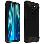 Avizar Coque Xiaomi Redmi Note 8 Pro Protection Bi-matière Antichutes (1,80m) noir