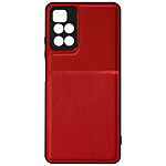 Avizar Coque pour Xiaomi Redmi 10 et 10 2022 rigide avec contour souple antichoc  Rouge