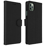 Avizar Étui Apple iPhone 11 Pro Max Housse Intégrale Porte-carte Fonction Support Noir