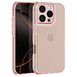 Avizar Coque pour iPhone 16 Pro Coins Antichoc Bumper Rose Champagne