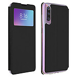 Avizar Housse Xiaomi Mi 9 Étui Fenêtre Porte-carte Fonction Support Vidéo noir