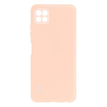 iMak Coque pour Samsung Galaxy A22 5G Silicone Gel Anti-traces Résistant Fine  Rose