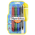 PAPER MATE Stylo à bille InkJoy 100 RT, blister de 8