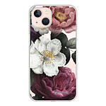 LaCoqueFrançaise Coque iPhone 13 360 intégrale transparente Motif Fleurs roses Tendance