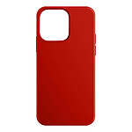 Moxie Coque pour iPhone 14 Pro Hybride Semi-rigide Fine Légère Intérieur Doux  rouge