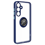 Avizar Coque pour Samsung Galaxy A55 Bague Métallique Fonction Support Bleu Nuit