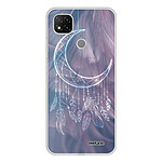 Evetane Coque Xiaomi Redmi 9C 360 intégrale transparente Motif Lune Attrape Rêve Tendance