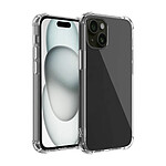 Evetane Coque iPhone 15 Antichoc bords renforcés en Silicone transparente Motif