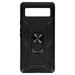 Avizar Coque pour Google Pixel 6A Antichoc Bi-matière Bague Support Vidéo  noir