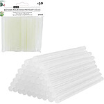 CLÉOPÂTRE ALIX - Pack de 50 Bâtons de Colle chaude 7mm – Transparent