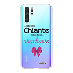 Evetane Coque Huawei P30 Pro/ P30 Pro New Edition silicone transparente Motif Un peu chiante tres attachante ultra resistant