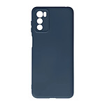 Avizar Coque pour Motorola Moto G42 Silicone Semi-rigide Finition Soft-touch Fine  Bleu Nuit