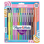 PAPER MATE Stylos feutre Flair 'Candy Pop', étui de 24