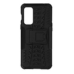 Avizar Coque OnePlus Nord 2 Bi-matière Antichoc avec Béquille Support Noir