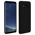 Avizar Coque Samsung Galaxy S8 Silicone Semi-rigide Mat Finition Soft Touch Noir