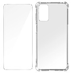 Avizar Pack Protection pour Motorola Moto G42 Coque Renforcée + Verre Trempé  Transparent