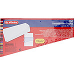 HERLITZ Intercalaire trapézoidale A4 carton 190g Blanc Paquet de 100