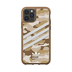 Adidas Coque de Protection pour iPhone 11 Pro Max Originals 3 Stripes Camo Marron