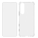 Avizar Pack Protection Sony Xperia 5 III Coque Souple et Verre Trempé Transparent