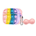 Coque AirPods Pro et Pro 2 Bubble Pop Silicone Conception 2 Parties Multicolore