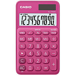 CASIO Calculatrice de poche SL-310UC-RD 10 Chiffres 7 x 12 cm Rose