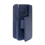 Decoded Folio Détachable Compatible avec le MagSafe en cuir pour iPhone 15 Pro Navy