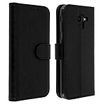 Avizar Etui folio Noir Portefeuille pour Samsung Galaxy J6