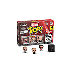 WWE - Pack 4 figurines Bitty POP! Bret Hart 2,5 cm