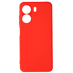 Avizar Coque pour Xiaomi Redmi 13C Soft Touch Mat Ultra Flexible Rouge