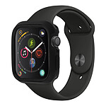 Avizar Coque Apple Watch 42 44 mm Protection Bumper Antichocs Silicone Flexible - Noir