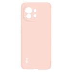 iMak Coque pour Xiaomi Mi 11 Silicone Gel Flexible Fine Légère  Rose