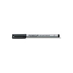 STAEDTLER marqueur non-permanent 'Lumocolor 316' Fin 0,6 mm Noir x 10