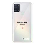 LaCoqueFrançaise Coque Samsung Galaxy A21S 360 intégrale transparente Motif Marseille mon amour Tendance