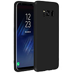 Forcell  Coque pour Galaxy S8 Coque Soft Touch Silicone Gel Souple Noir