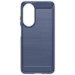 Avizar Coque pour Honor 90 Smart Flexible Effet Carbone et Brossé Bleu Carbone