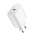 Avizar Chargeur Secteur USB-C Power Delivery 20W Charge Rapide et Sécurisée  Blanc