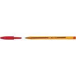 BIC Stylo bille CRISTAL FINE Pointe Fine rouge x 50