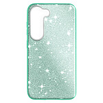 Avizar Coque Paillette pour Samsung Galaxy S23 Plus Hybride Semi-rigide  vert