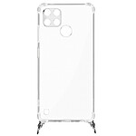 Avizar Coque Realme C21Y et C25Y Anneau personnalisable avec bijou/Chaîne - Transparent